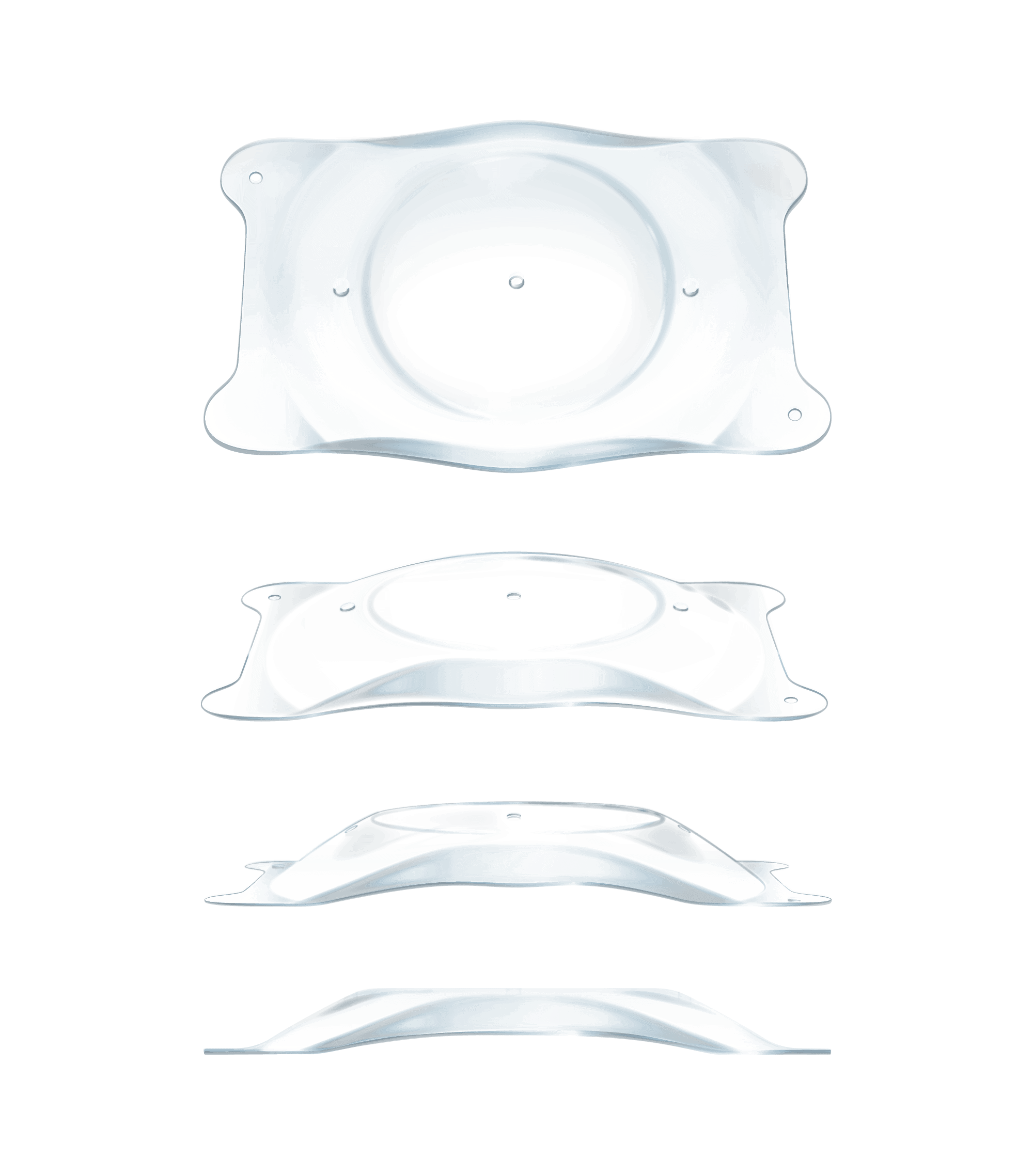 The EVO ICL Lens at multiple angles